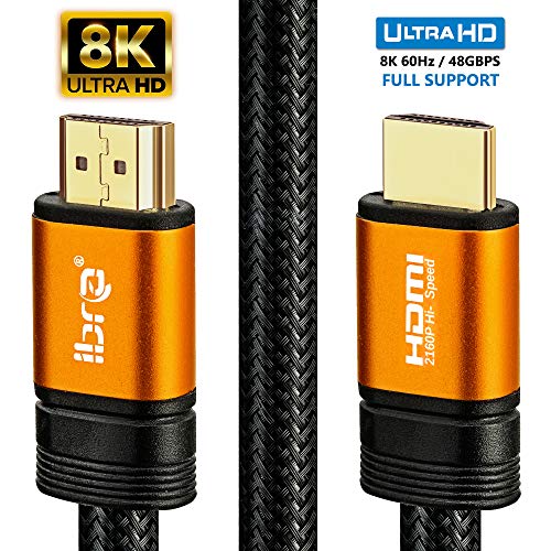 Cavo HDMI 2.1 IBRA 8K ultra veloce a 48 Gbps | Supporta 2M