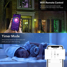 Carica l&#39;immagine nel visualizzatore di Gallery, FISHOAKY WIFI Striscia LED, 10M RGB LED Strip Alexa 10m