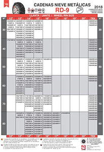 VIP RD9 - Catene da neve in metallo mm, misura 80, set 2 pezzi, guanti... - Ilgrandebazar