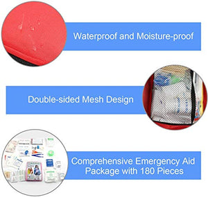 LEADSTAR Kit di Primo Soccorso Pronto da 180 Pezzi Mini per...