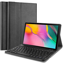 Carica l'immagine nel visualizzatore di Gallery, ProCase Custodia Tastiera per Galaxy Tab A 10.1 2019(SM-T510 T515 Nero