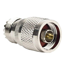 Carica l'immagine nel visualizzatore di Gallery, TengKo Coassiale RF Adattatore N Maschio a Femmina UHF 2 Pack