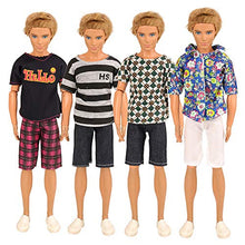 Carica l&#39;immagine nel visualizzatore di Gallery, Miunana 5 Abiti Vestiti alla Moda per Ken Doll Bambola (Slezionati A Caso) - Ilgrandebazar