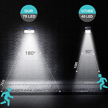 Carica l&#39;immagine nel visualizzatore di Gallery, Luci Solari Esterno, HETP 78 LED Super Luminosa Lampada Solare con Sensore...