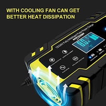 Carica l'immagine nel visualizzatore di Gallery, NWOUIIAY Caricabatteria Auto di Carica 24V 8A 12V 4A Multi Protezioni di...