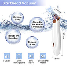 Carica l&#39;immagine nel visualizzatore di Gallery, Aspiratore Punti Neri,EIVOTOR Comedone Rimozione 5 Blackhead Remover... - Ilgrandebazar