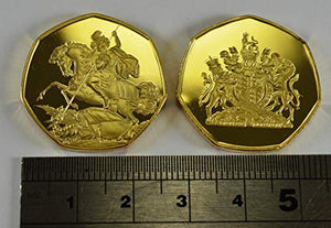 ST George & The Dragon - Album commemorativo per Monete da 50 centesimi, in... - Ilgrandebazar