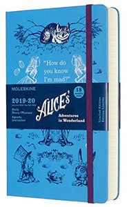Moleskine Alice's Adventures in Wonderland - Agenda Large, Azzurro - Ilgrandebazar