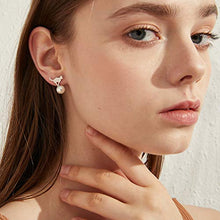 Carica l&#39;immagine nel visualizzatore di Gallery, Jiahanzb Regali per San Valentino Orecchini Con Perle D&#39;acqua B: Gatto 1 - Ilgrandebazar