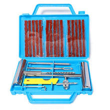 Carica l'immagine nel visualizzatore di Gallery, QUNNIE 22pcs Kit di Riparazione Pneumatici, Strumenti di Riparazione Pneumatici Pesanti e Set di Riparazione Pneumatici per Auto, Moto, Camion, ATV, Trattore, Camper, SUV, Jeep,