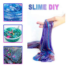 Carica l&#39;immagine nel visualizzatore di Gallery, Luclay Galaxy Fluffy Slime 3pcs Colorful Soft Egg Stress Uovo - Ilgrandebazar