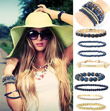 Carica l&#39;immagine nel visualizzatore di Gallery, Milacolato 4 Set Braccialetti Impilabili per Donne con Perline... - Ilgrandebazar
