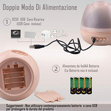 Carica l&#39;immagine nel visualizzatore di Gallery, Proiettore Stelle Bambini,a Romantica Rosa Rotante a Forma Lampada... - Ilgrandebazar