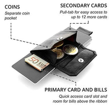 Carica l'immagine nel visualizzatore di Gallery, JAIMIE JACOBS 'Nano Boy Pocket' Mini Portafoglio uomo con Portamonete, Nero