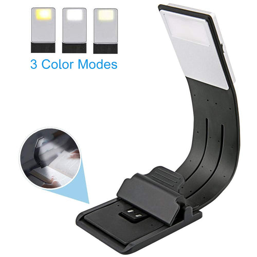 EasyULT Lampada da Lettura USB Ricaricabile, Luce Notturna, 3 Nera - Ilgrandebazar