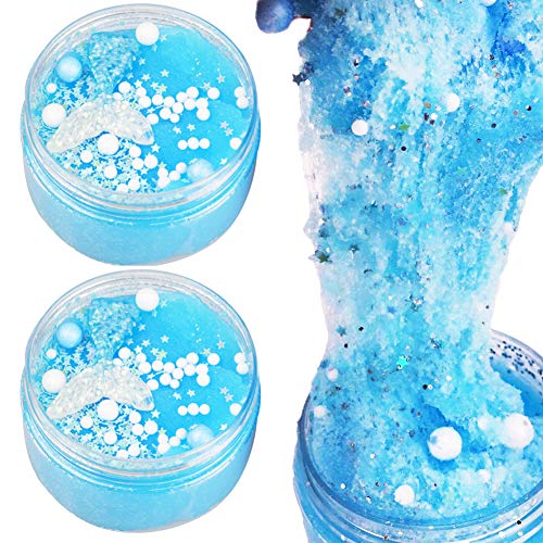 SWZY Mermaid Slime Fluffy Cloud Fishtail Soft Putty Stress... - Ilgrandebazar