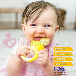 Ciuccio per Alimenti/Ciuccio Frutta Neonati Peach Pink & Lemonade Yellow - Ilgrandebazar