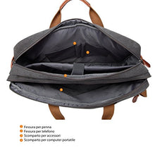 Carica l&#39;immagine nel visualizzatore di Gallery, CoolBELL Borsa Multi-Funzione, Convertibile, da 17,3 Pollici, Grigio Scuro