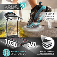 Carica l&#39;immagine nel visualizzatore di Gallery, Tapis ROULANT Elettrico Pieghevole Bluetooth (1800 W / 2,5HP Picco), App...