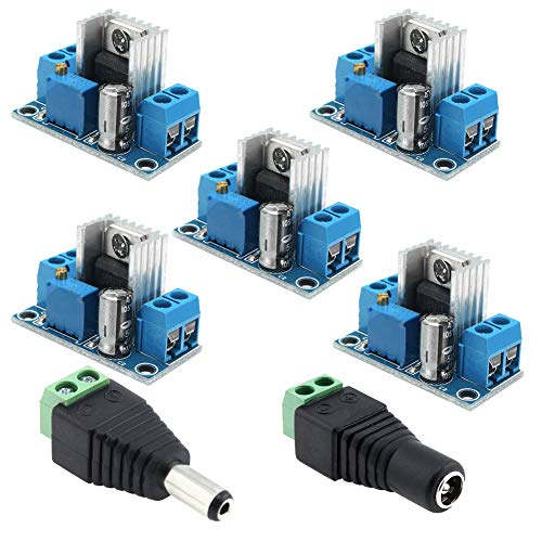5PCS LM317 Regolatore lineare Convertitore di Alimentazione...