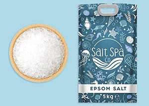Sale Epsom ULTRA PURO | Sali da Bagno 5KG | Salt Spa Co | Lenisce i Muscoli...