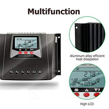 Carica l&#39;immagine nel visualizzatore di Gallery, SolaMr 60A Regolatore di Carica Solare 12V/24V/36V/48V Regolatore Intelligente di Tensione di Identificazione Automatica con Display LCD per Solar Home System - WP6048D