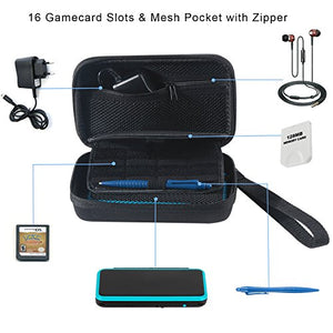 Bestico Custodia per New Nintendo 2DS XL Accessori Set,Custodia Kits