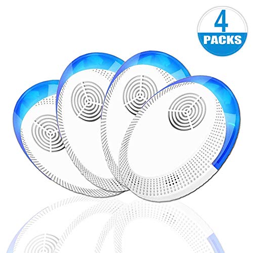 4 Pack Ultrasuoni Repellente per Topi antizanzare ad Anti Zanzare...