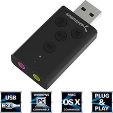Carica l&#39;immagine nel visualizzatore di Gallery, Sabrent Adattatore USB Audio Esterno Stereo per Windows e Mac. Plug &amp; Play...