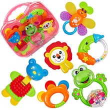 Carica l&#39;immagine nel visualizzatore di Gallery, HERSITY Sonagli per Bambini Giocattoli Set Massaggiagengive Neonato Giochi...