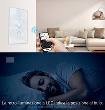 Carica l&#39;immagine nel visualizzatore di Gallery, LIVOLO Wireless Remoto Interruttore della Luce con Indicatore LED Bianco