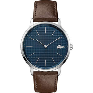 Lacoste Orologio Analogico Quarzo Uomo con Cinturino in Pelle 2011003 - Ilgrandebazar