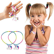 Carica l&#39;immagine nel visualizzatore di Gallery, SPECOOL 32PCS Portachiavi Unicorno Bracciale, Anelli di Unicorno... - Ilgrandebazar