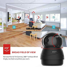 Carica l'immagine nel visualizzatore di Gallery, Chenzinan Macchina Fotografica Domestica della videocamera di Sicurezza dell'interno Webcam HD 1080P di Visione Notturna Telecamera di sorveglianza Monitor HD Network