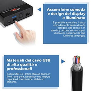 LOETAD Case Hard Disk 3.5/2.5 USB 3.0 con USAP Esterno per...