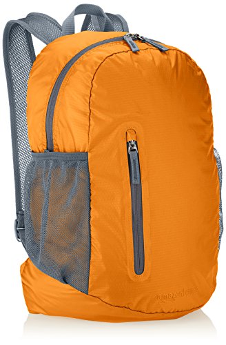 AmazonBasics - Zaino ultra leggero pieghevole 25 l, Arancione