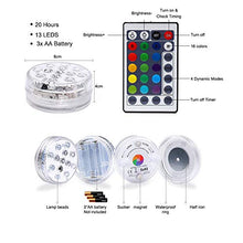 Carica l&#39;immagine nel visualizzatore di Gallery, Jialisita Sommergibili LED Luci Piscina 13 Led Sommergibile 2 pezzi