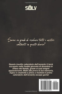 Calendario dell'Avvento Escape Room: Libro per adulti con 24 enigmi interattivi da risolvere aspettando il Natale