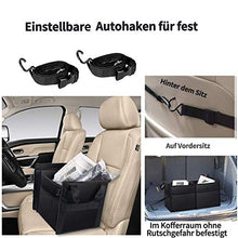 Carica l'immagine nel visualizzatore di Gallery, Borsa bauletto per auto, Bagagliaio organizer auto con cinturini in...