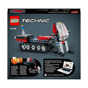 LEGO 42148 Technic Gatto delle Nevi, Set 2 in 1 con Motoslitta e Spazzaneve Giocattolo,Modello di Veicolo, Giochi per Bambini,Idee Regalo Inverno