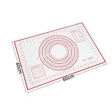 Carica l'immagine nel visualizzatore di Gallery, Gwhole Tappetino da Forno in Silicone(60x40cm), Extra Grande Stuoia di Rolling della Pasticceria del Silicone, Antiaderente, Resistente al Calore, Facile da Pulire, Riutilizzabile