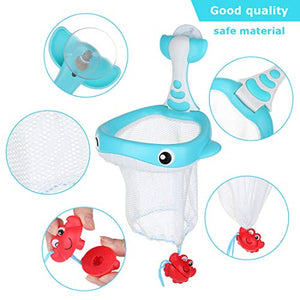 Joyoldelf 8 pz Giochi Bagnetto - 2-in-1 di Tiro e Pesca con 4... - Ilgrandebazar
