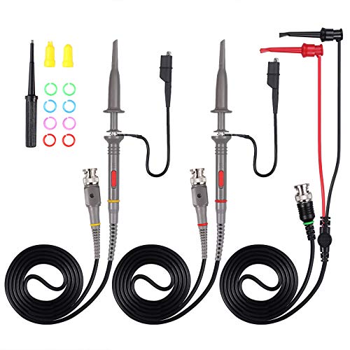 Proster P6100 100MHz Sonda Oscilloscopio Kit Puntali da Test Cavo con BNC a... - Ilgrandebazar