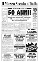 Carica l&#39;immagine nel visualizzatore di Gallery, Bombo Biglietto Auguri Giornale Compleanno 50 Anni Amico