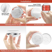 Carica l&#39;immagine nel visualizzatore di Gallery, Luci Armadio LED, Cadrim 6 Notturne a LED Senza Fili,con 2 Bianco Caldo - Ilgrandebazar