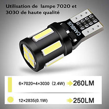 Carica l&#39;immagine nel visualizzatore di Gallery, Anpro 2020 Lampadina a T10 LED per Auto - W5W Led 6000K Luce Bianca Super...