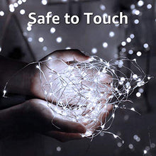 Carica l&#39;immagine nel visualizzatore di Gallery, Olafus 16 Pezzi 2M Stringa Luci LED a Batteria IP68 Bianca Fredda - Ilgrandebazar