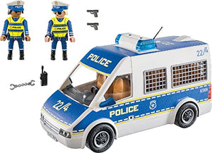 Playmobil City Action 70899 Furgone della Polizia, con Luci e Suoni, Giocattoli per Bambini dai 4 Anni