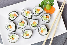 Carica l'immagine nel visualizzatore di Gallery, DAECHUN LAVER Sushi Nori, mare tostato (10 fogli interi) argento grado bag...