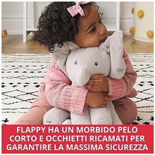 Carica l&#39;immagine nel visualizzatore di Gallery, GUND Flappy Elefantino Peluche Interattivo | Canta e parla in Italiano | Muove le orecchie | Peluche di 30.5 cm | Peluche per bambini da 10 Mesi